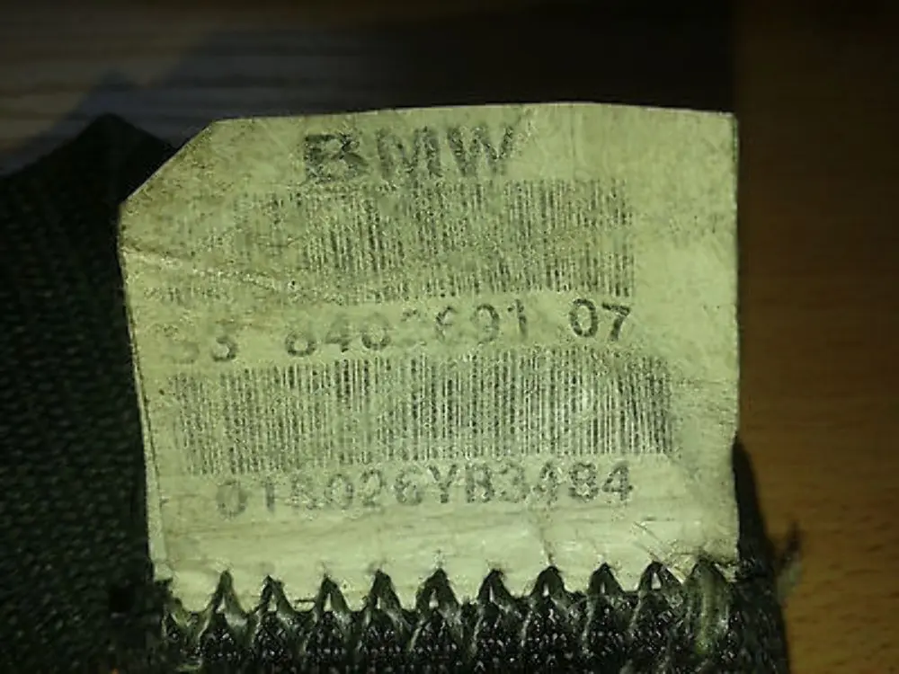 BMW X5 E53 Pas bezpieczeństwa lewy tył tylny - SKU 8402691 - Numer Części 72118402691