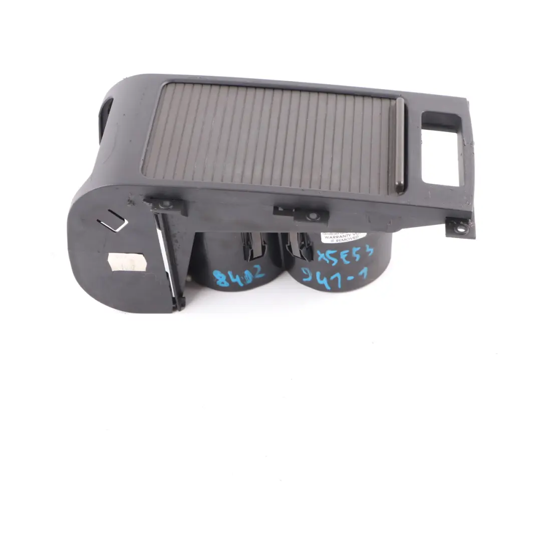Center Console Roller Slide Shade Cup Holder Black to BMW X5 E53 with Part number 8402941 BMW X5 E53 Center Console Roller Slide Shade Cup Holder Black - SKU 8402941-1 - Part number 8402941