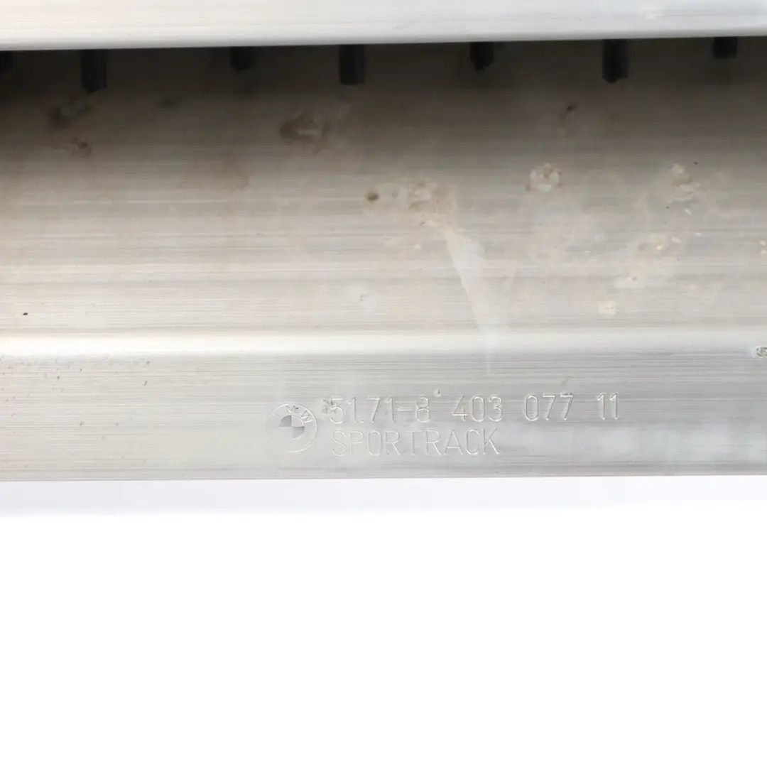 Aluminium Side Steps Foot Plates Left Right N/O/S 8403078 8403077 to BMW X5 E53 with Part number 8403077/8403078 BMW X5 E53 Aluminium Side Steps Foot Plates Left Right N/O/S 8403078 8403077 - SKU 8403077-1 - Part number 8403077/8403078