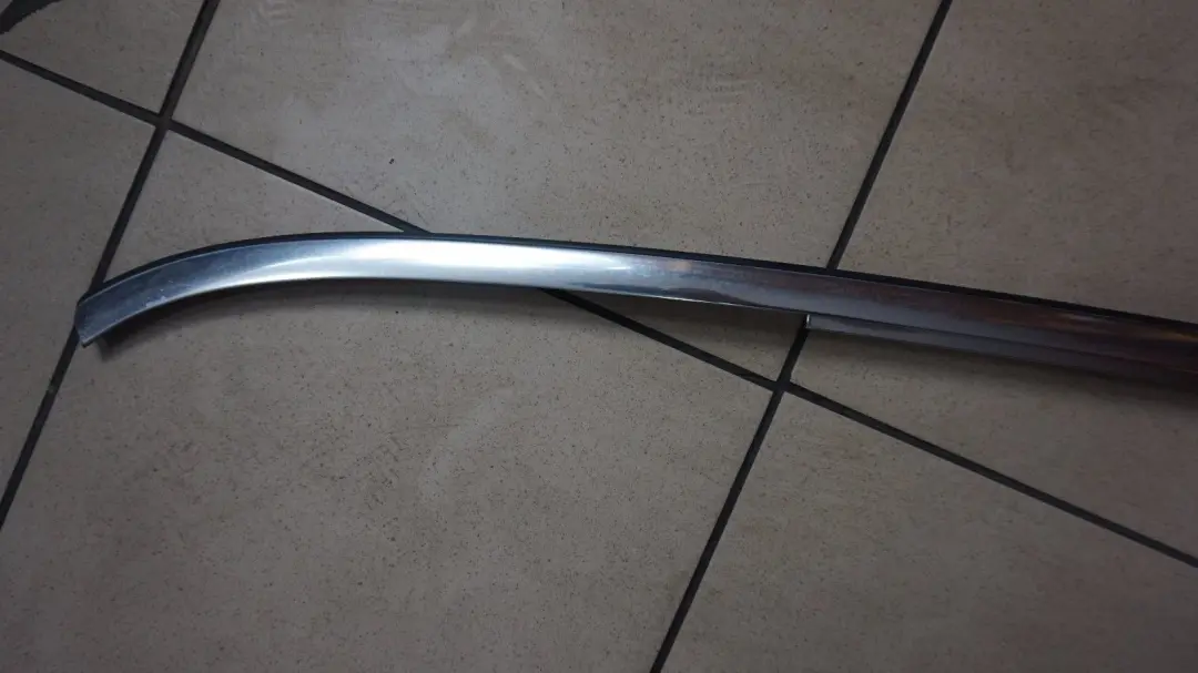 BMW X5 SERIES E53 Window frame cover front left door CHROME - SKU 8408409 - Part number 51328408409