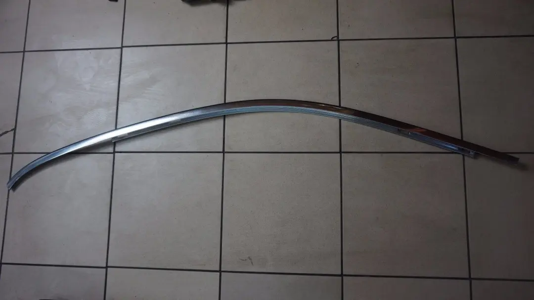BMW X5 SERIES E53 Window frame cover front left door CHROME - SKU 8408409 - Part number 51328408409