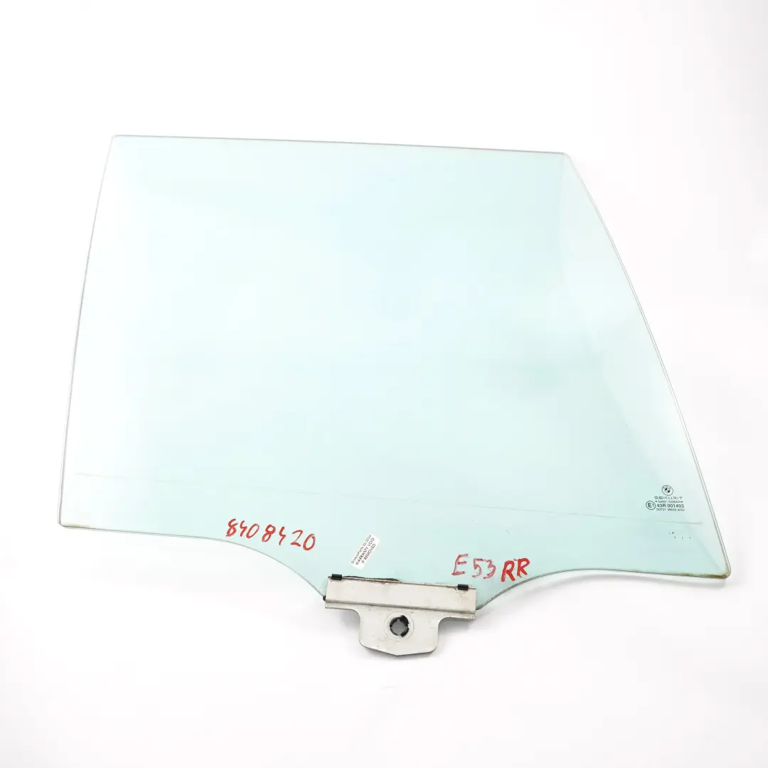 BMW X5 E53 Ventana Vidrio Lateral Puerta Trasera Derecha Cristal AS2 - SKU 8408420 - Número de pieza 8408420