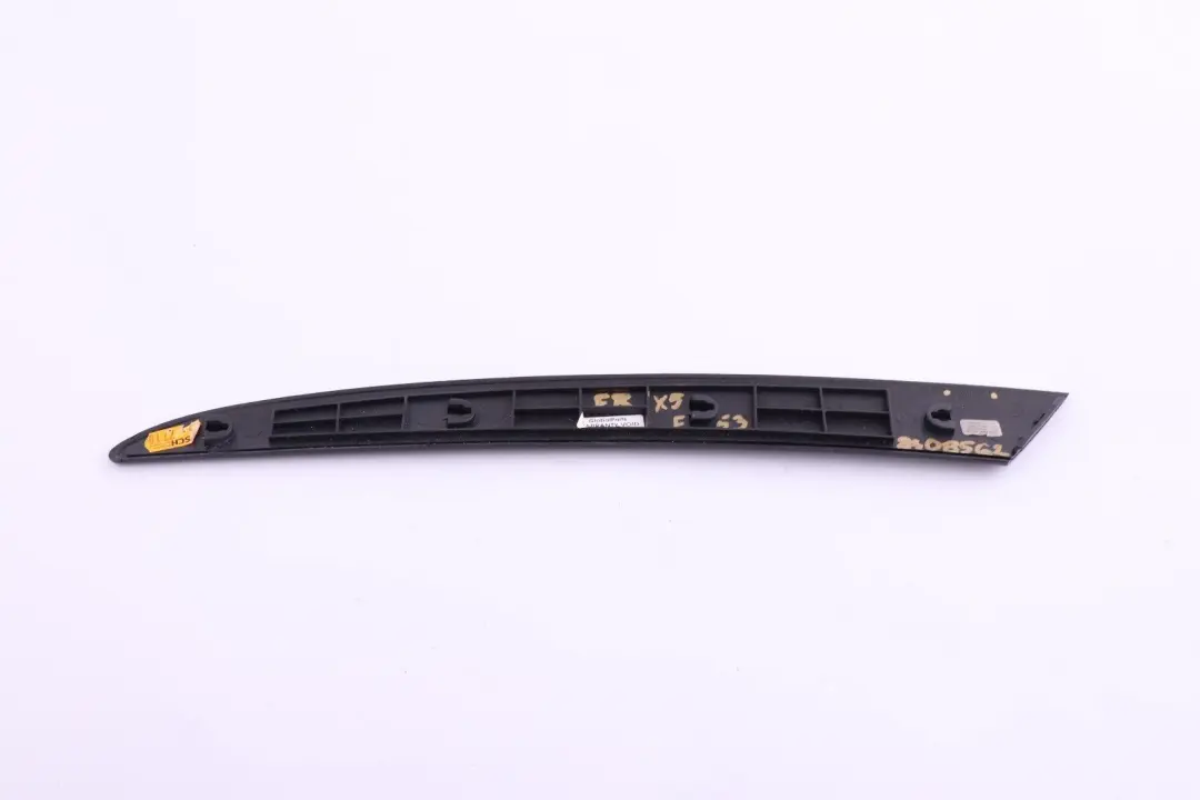 Decorative Strip Trim Cover Door Front Right O/S Cosmosschwarz to BMW X5 Series E53 with Part number 8408562 BMW X5 Series E53 Decorative Strip Trim Cover Door Front Right O/S Cosmosschwarz - SKU 8408562 - Part number 8408562