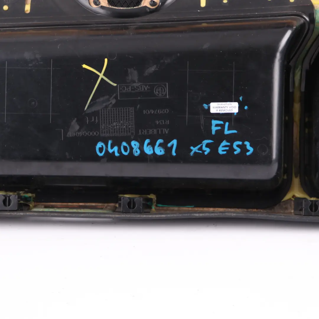 Leather Front Left N/S Door Card Trim Panel Interior to BMW X5 Series E53 Black with Part number 8408661 BMW X5 Series E53 Black Leather Front Left N/S Door Card Trim Panel Interior - SKU 8408661 - Part number 8408661