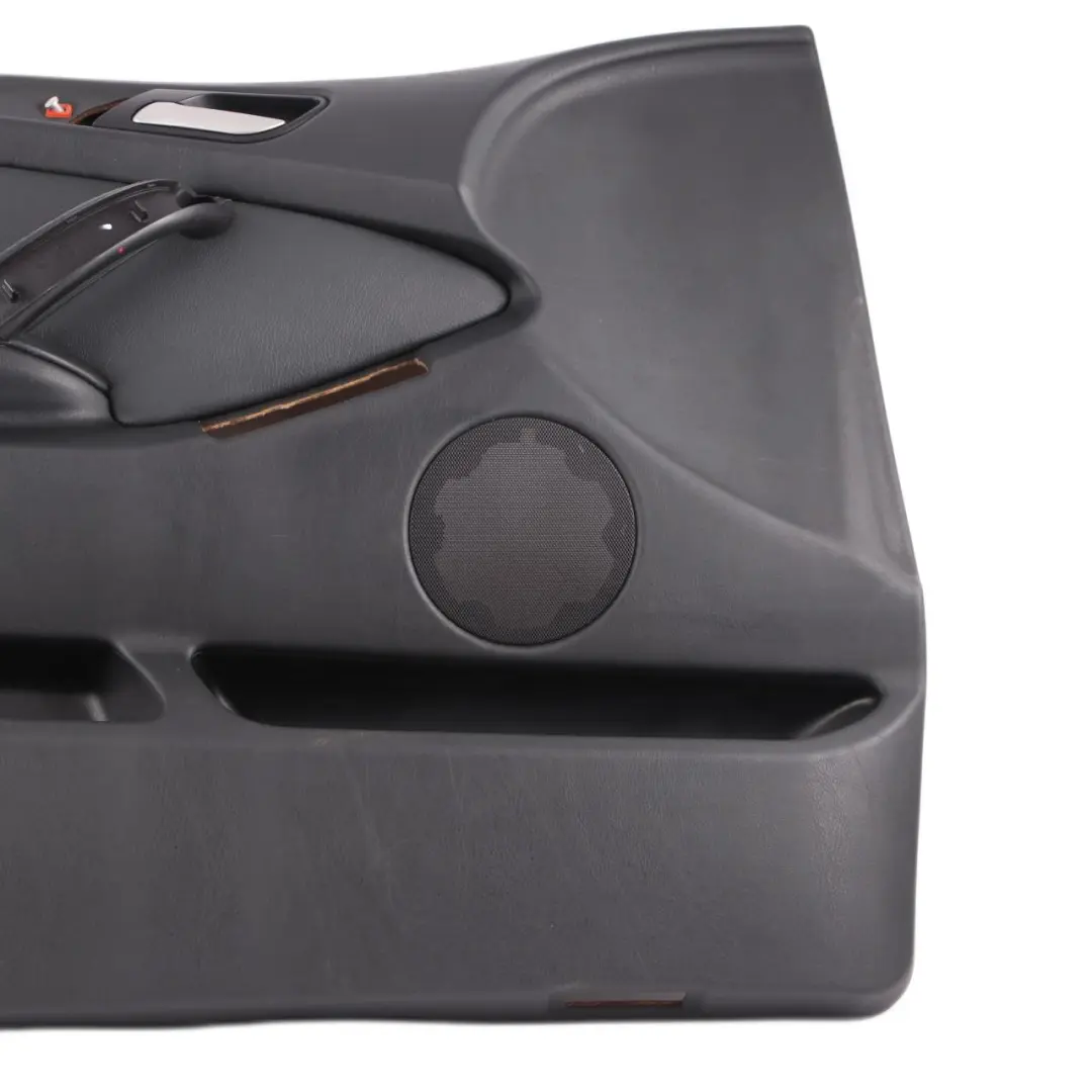 Leather Front Left N/S Door Card Trim Panel Interior to BMW X5 Series E53 Black with Part number 8408661 BMW X5 Series E53 Black Leather Front Left N/S Door Card Trim Panel Interior - SKU 8408661 - Part number 8408661