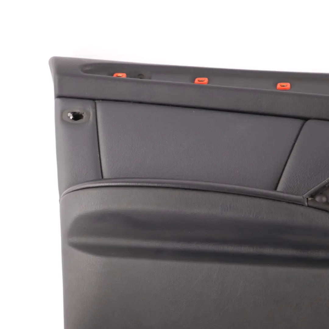 Leather Front Left N/S Door Card Trim Panel Interior to BMW X5 Series E53 Black with Part number 8408661 BMW X5 Series E53 Black Leather Front Left N/S Door Card Trim Panel Interior - SKU 8408661 - Part number 8408661