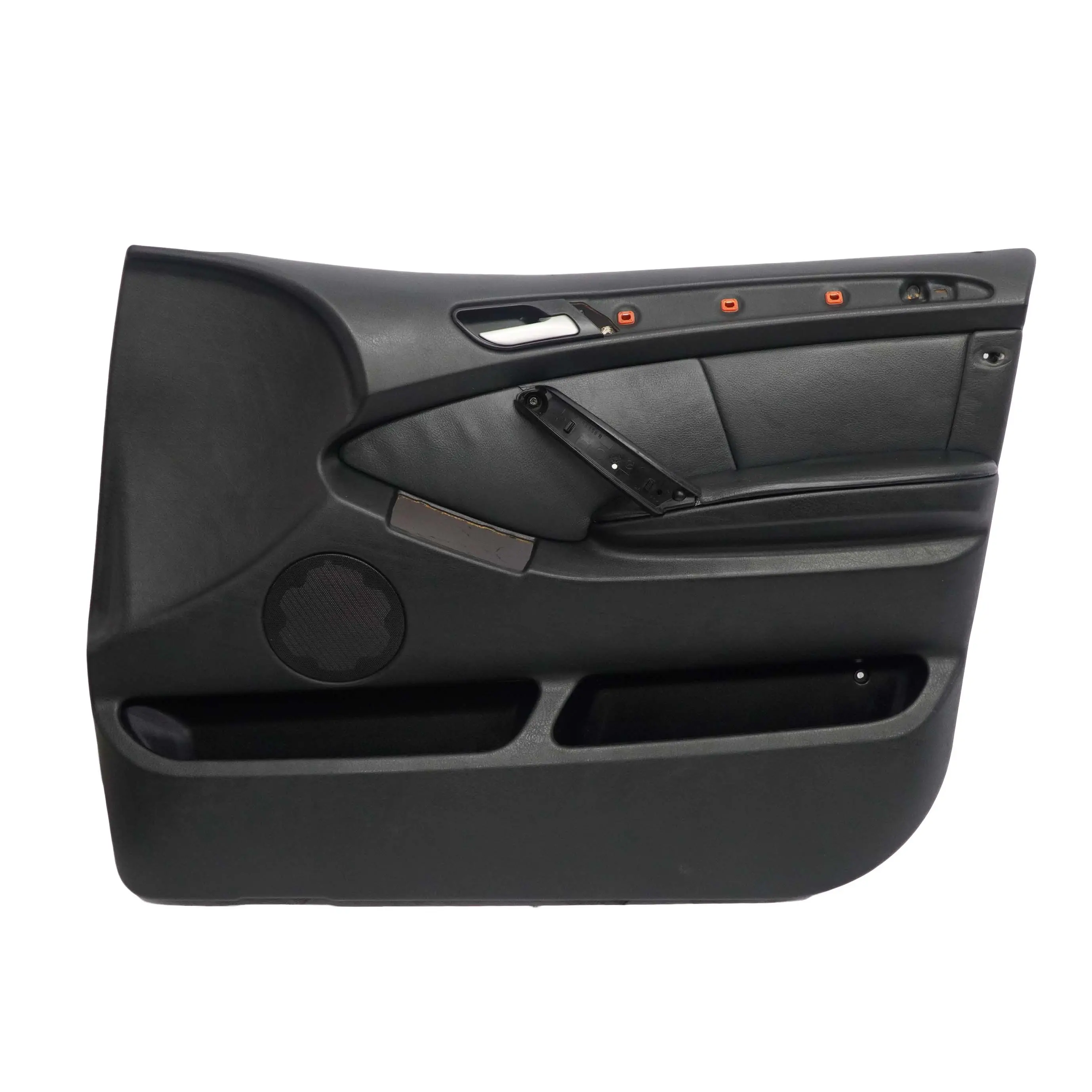 BMW X5 Reihe E53 Türverkleidung Vorn Rechts 8408662 Schwarz Leder Montana