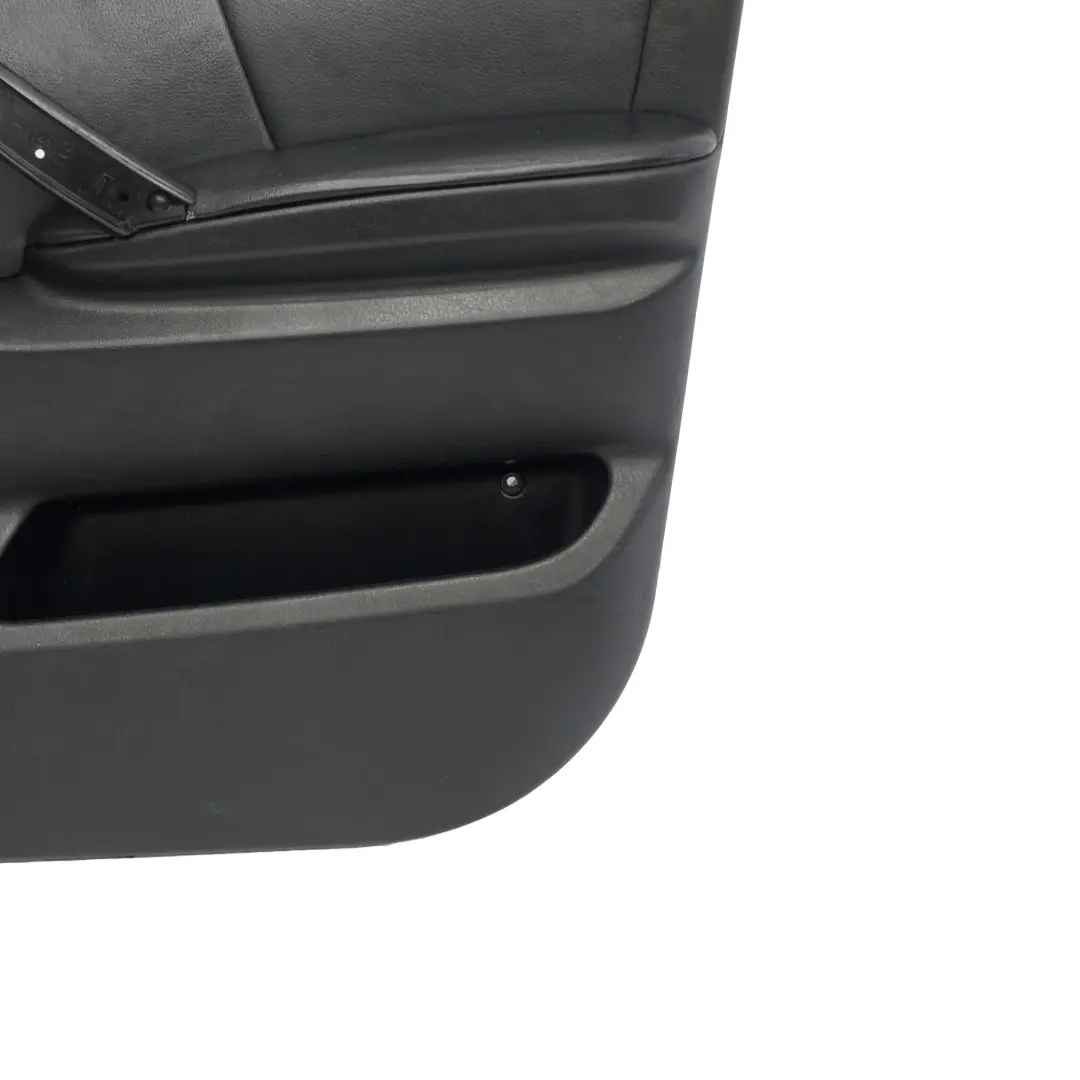 BMW X5 E53 Front Right O/S Door Card Trim Panel Black Leather Montana - SKU 8408662 - Part number 8408662