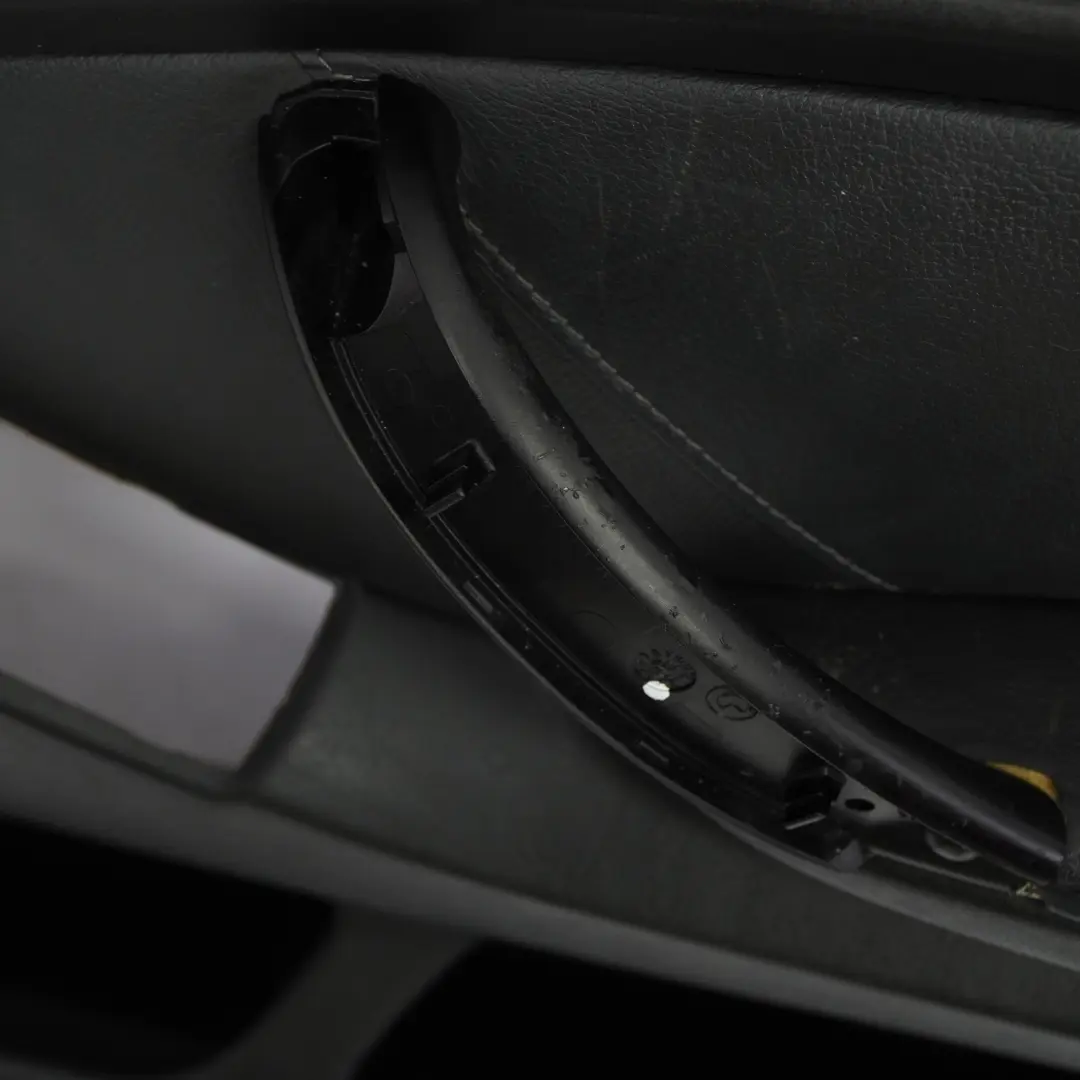 Front Right O/S Door Card Trim Panel Black Leather Montana to BMW X5 E53 with Part number 8408662 BMW X5 E53 Front Right O/S Door Card Trim Panel Black Leather Montana - SKU 8408662 - Part number 8408662