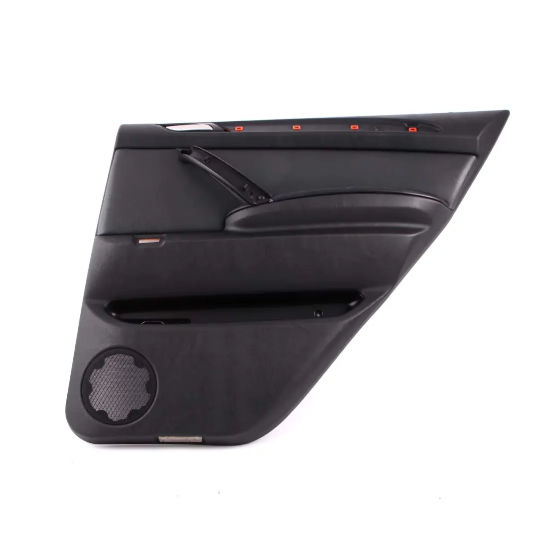 Door Card Rear Right O/S Trim Panel Interior Black Leather to BMW X5 E53 with Part number 8408664 BMW X5 E53 Door Card Rear Right O/S Trim Panel Interior Black Leather - SKU 8408664-2 - Part number 8408664