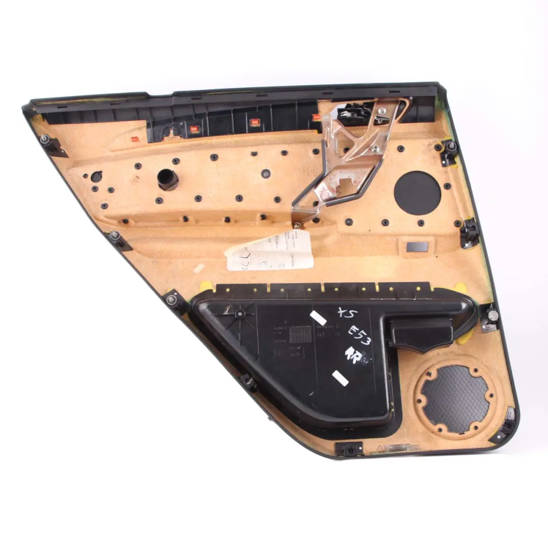 Door Card Rear Right O/S Trim Panel Interior Black Leather to BMW X5 E53 with Part number 8408664 BMW X5 E53 Door Card Rear Right O/S Trim Panel Interior Black Leather - SKU 8408664-2 - Part number 8408664