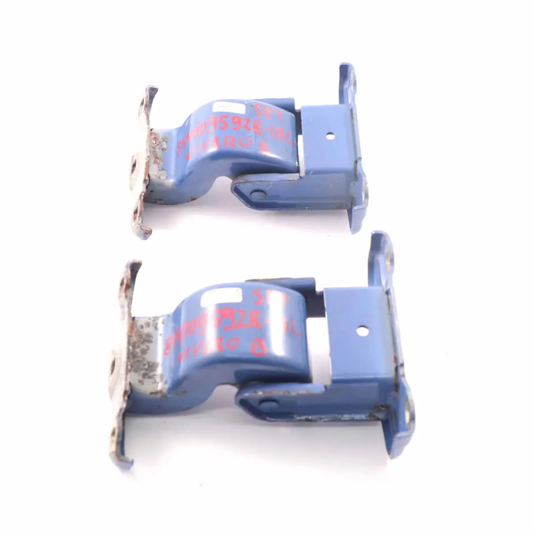 Vauxhall Vivaro B Lower Door Hinge Set Rear Left Right N/O/S Ink Blue - SKU 844009592R-IBL - Part number 844009592R