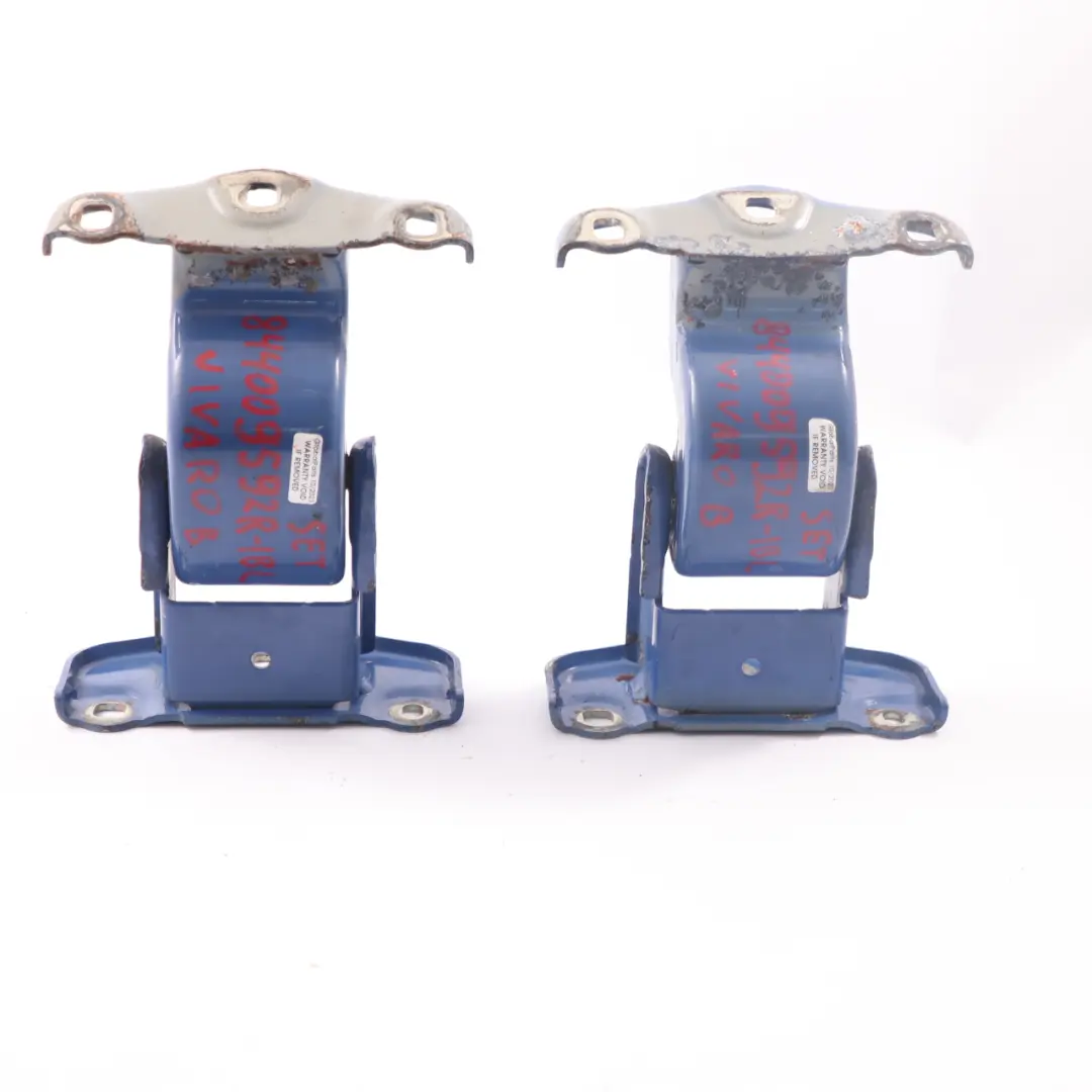 Bisagra Puerta Inferior Trasera Izquierda Derecha Set Ink Blue para Opel Vivaro B con número de pieza 844009592R Opel Vivaro B Bisagra Puerta Inferior Trasera Izquierda Derecha Set Ink Blue - SKU 844009592R-IBL - Número de pieza 844009592R