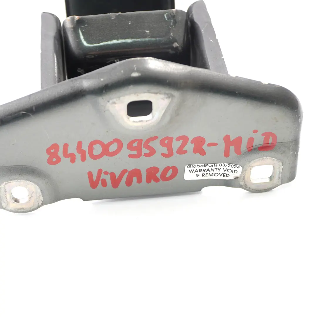 Vauxhall Vivaro B Lower Door Hinge Rear Right O/S Midnight Black - D68 - SKU 844009592R-MID - Part number 844009592R
