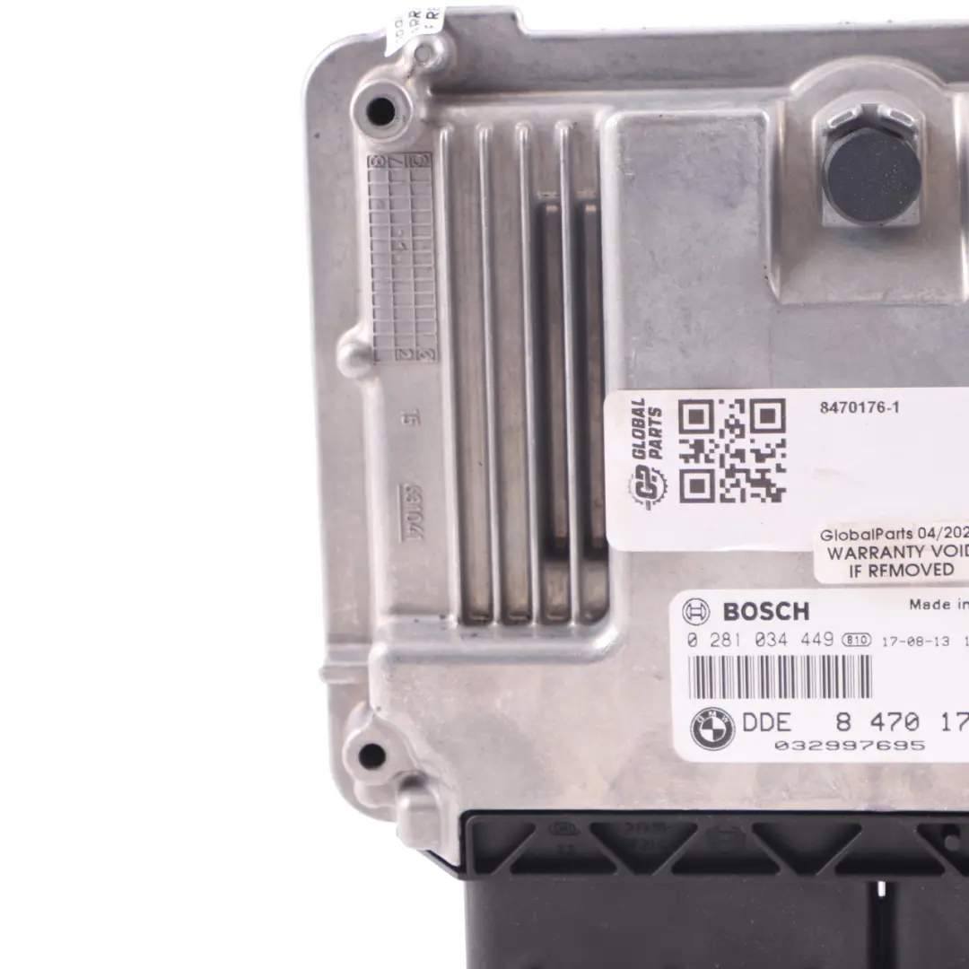 B47 Diesel Engine Control Unit ECU DDE Automatic to BMW F20 F21 LCI 118d with Part number 8470176 BMW F20 F21 LCI 118d B47 Diesel Engine Control Unit ECU DDE Automatic - SKU 8470176-1 - Part number 8470176