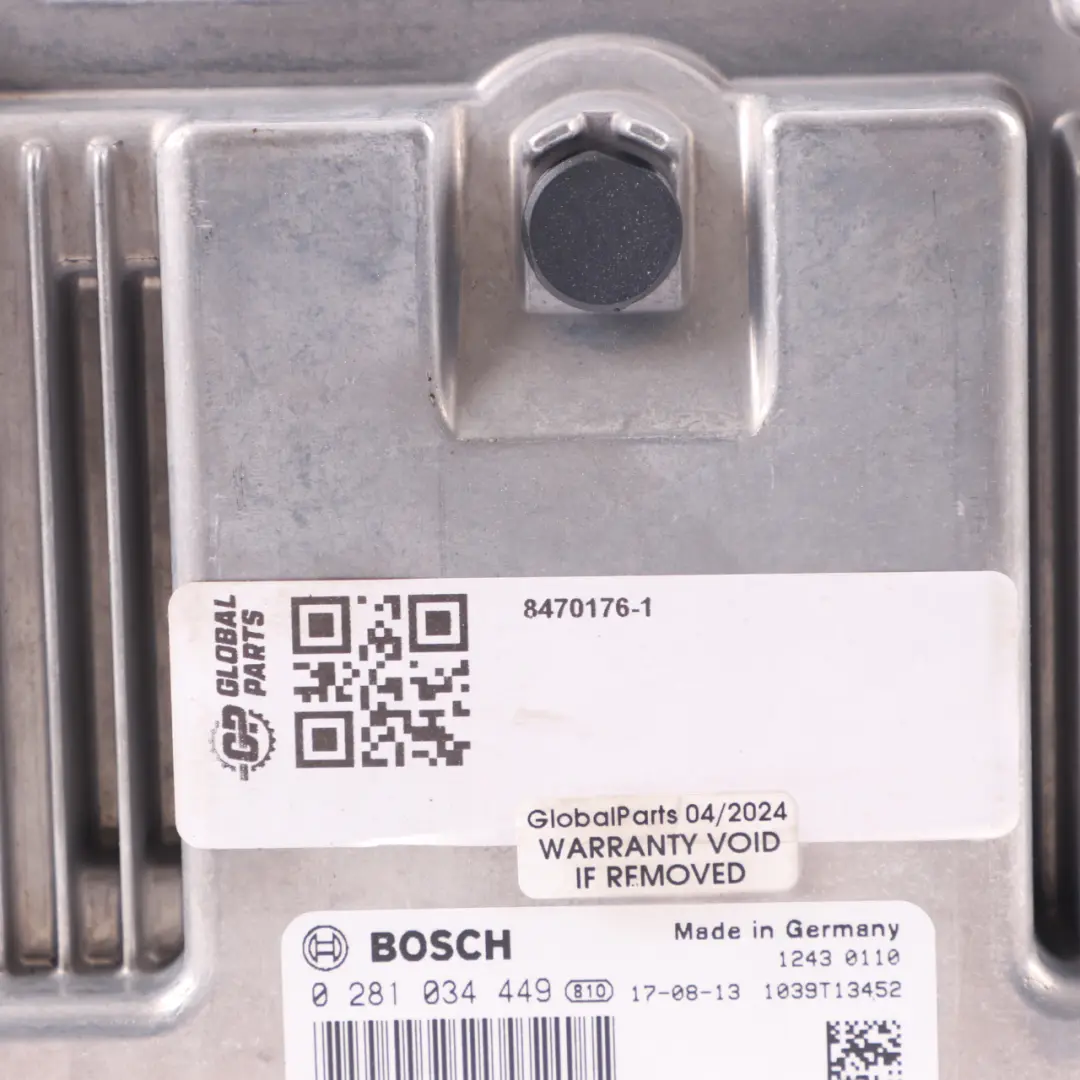 B47 Diesel Engine Control Unit ECU DDE Automatic to BMW F20 F21 LCI 118d with Part number 8470176 BMW F20 F21 LCI 118d B47 Diesel Engine Control Unit ECU DDE Automatic - SKU 8470176-1 - Part number 8470176