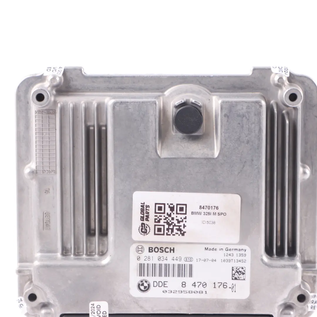B37 Diesel Engine Control Unit ECU DME Automatic to BMW F20 F21 LCI 116d with Part number 8470176 BMW F20 F21 LCI 116d B37 Diesel Engine Control Unit ECU DME Automatic - SKU 8470176 - Part number 8470176