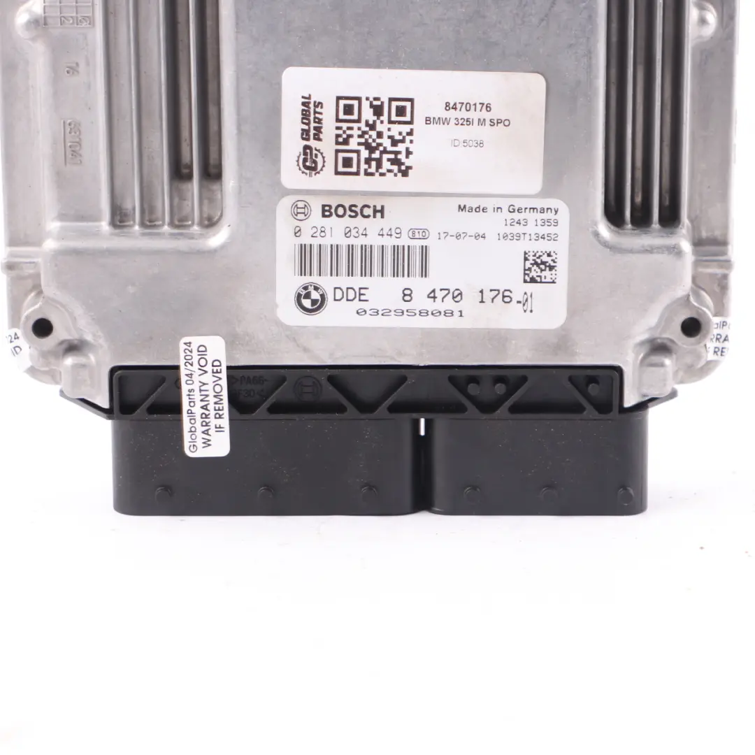 B37 Diesel Engine Control Unit ECU DME Automatic to BMW F20 F21 LCI 116d with Part number 8470176 BMW F20 F21 LCI 116d B37 Diesel Engine Control Unit ECU DME Automatic - SKU 8470176 - Part number 8470176