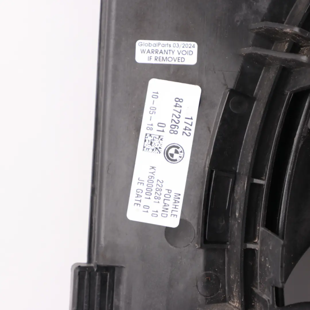 Radiator Fan BMW G11 G30 Engine Cooling Radiator Fan Shroud 600W to with Part number 8472268 Radiator Fan BMW G11 G30 Engine Cooling Radiator Fan Shroud 600W - SKU 8472268 - Part number 8472268