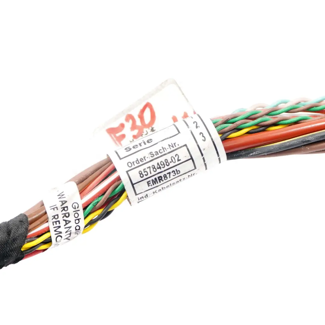 BMW F30 F31 LCI 330dX N57N Motor Caja de cambios Modulo Cableado Loom 8578498 - SKU 8473167 - Número de pieza 8473167