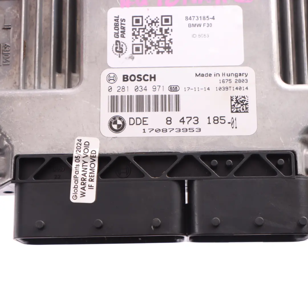 B47 190HP Engine ECU Kit DDE FEM Key Automatic to BMW F30 320d F36 420d LCI with Part number 8473185 BMW F30 320d F36 420d LCI B47 190HP Engine ECU Kit DDE FEM Key Automatic - SKU 8473185-4 - Part number 8473185