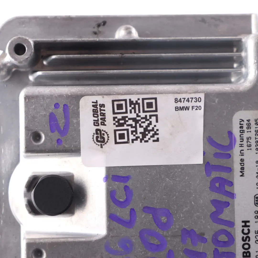 BMW F20 F21 F30 F31 LCI 120d 320d Diesel B47 190HP ECU DDE Automatic - SKU 8474730 - Part number 8474730