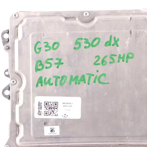BMW G30 530d B57 265HP Engine ECU Kit Unit DDE BCM Key Automatic - SKU 8475476-1 - Part number 8475476