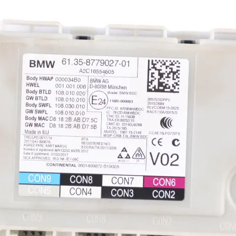 B57 265HP Engine ECU Kit Unit DDE BCM Key Automatic to BMW G30 530d with Part number 8475476 BMW G30 530d B57 265HP Engine ECU Kit Unit DDE BCM Key Automatic - SKU 8475476-1 - Part number 8475476