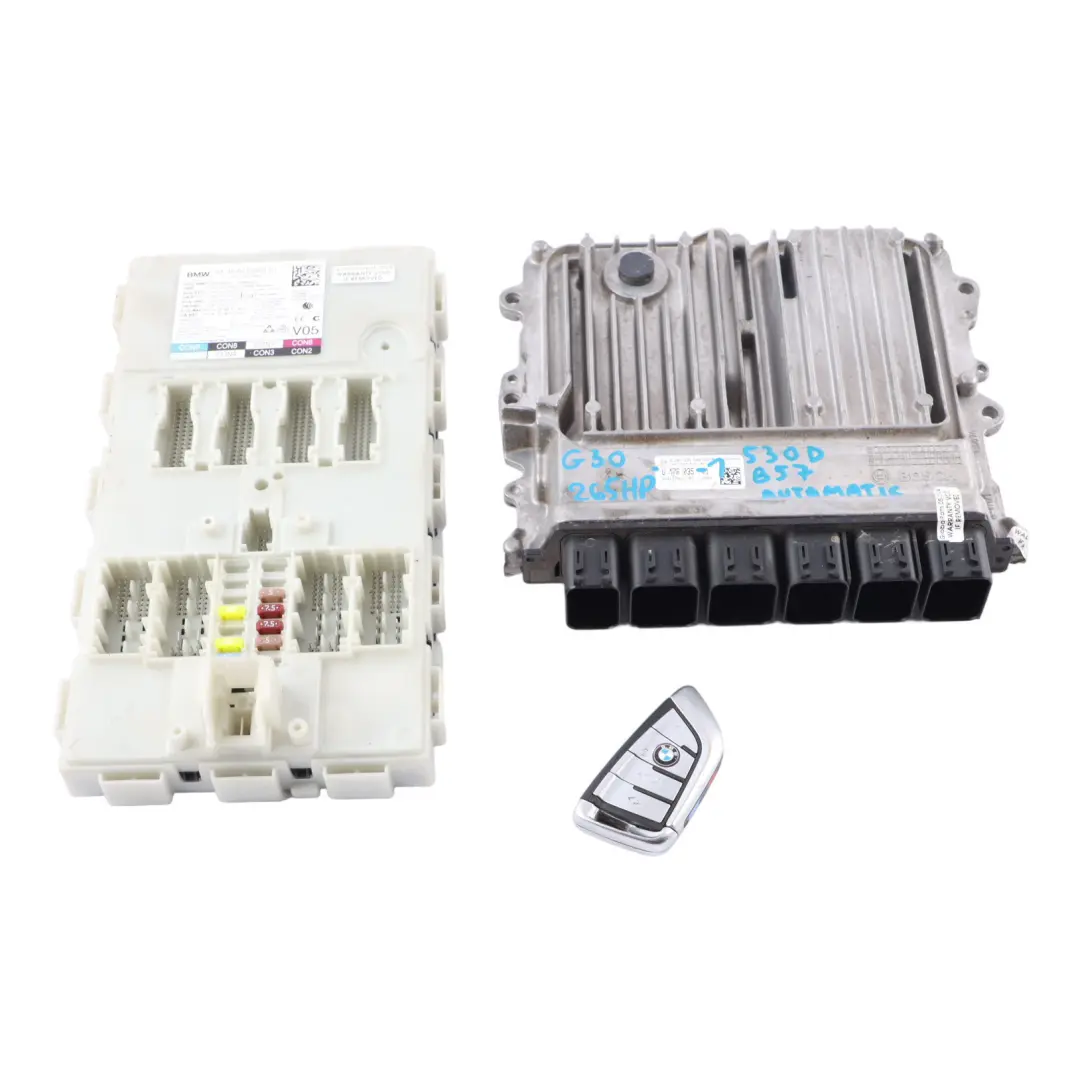 B57 265HP Engine ECU Kit Unit DDE BCM Key Automatic to BMW G30 G31 530d with Part number 8476035 BMW G30 G31 530d B57 265HP Engine ECU Kit Unit DDE BCM Key Automatic - SKU 8476035-1 - Part number 8476035