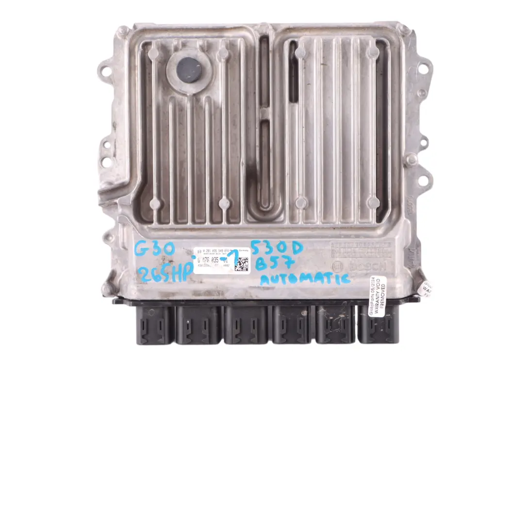 B57 265HP Engine ECU Kit Unit DDE BCM Key Automatic to BMW G30 G31 530d with Part number 8476035 BMW G30 G31 530d B57 265HP Engine ECU Kit Unit DDE BCM Key Automatic - SKU 8476035-1 - Part number 8476035