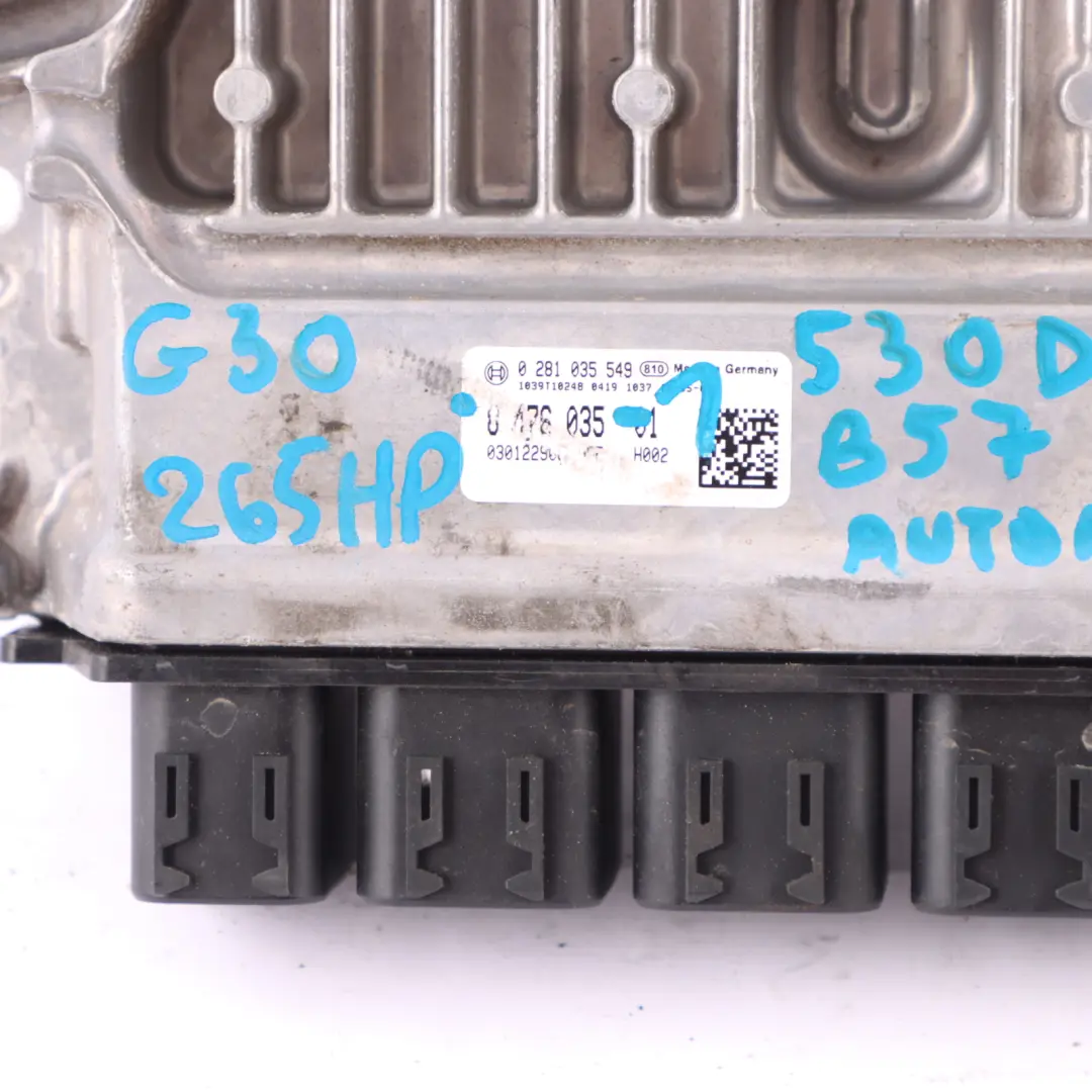 B57 265HP Engine ECU Kit Unit DDE BCM Key Automatic to BMW G30 G31 530d with Part number 8476035 BMW G30 G31 530d B57 265HP Engine ECU Kit Unit DDE BCM Key Automatic - SKU 8476035-1 - Part number 8476035