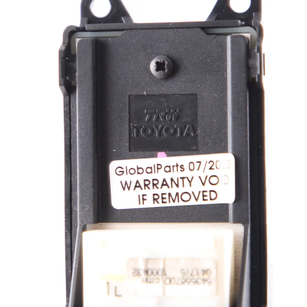 Window Lifter Switch Driver's Side Door Button Panel to Toyota Corolla E12 with Part number 84820 Toyota Corolla E12 Window Lifter Switch Driver's Side Door Button Panel - SKU 84820 - Part number 84820