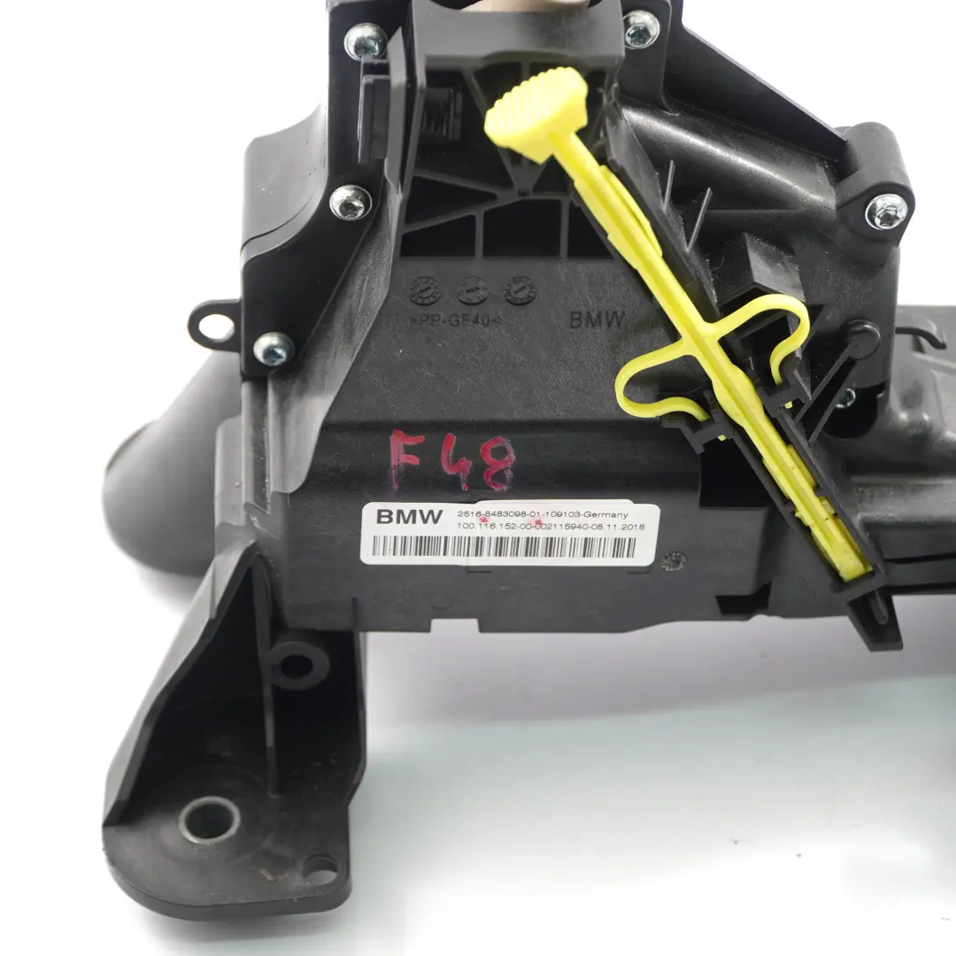 Gearshift Gear Selector Lever Mechanism Steptronic to BMW X1 F48 X2 F39 with Part number 8483098 BMW X1 F48 X2 F39 Gearshift Gear Selector Lever Mechanism Steptronic - SKU 8483098 - Part number 8483098