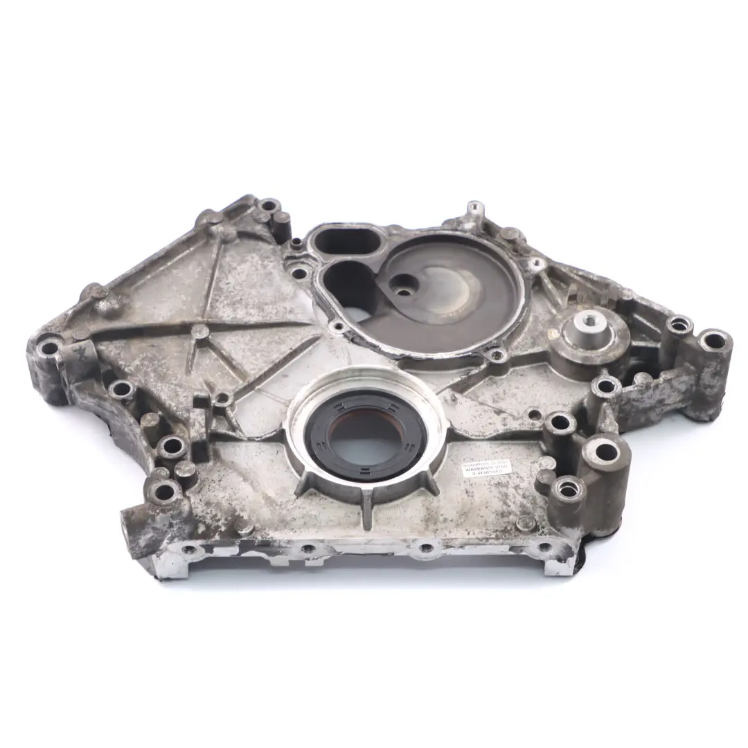S63N Engine Timing Case Chain Box Cover Plate Lower 7553364 to BMW F10 M5 F13 M6 with Part number 8483795 BMW F10 M5 F13 M6 S63N Engine Timing Case Chain Box Cover Plate Lower 7553364 - SKU 8483795 - Part number 8483795