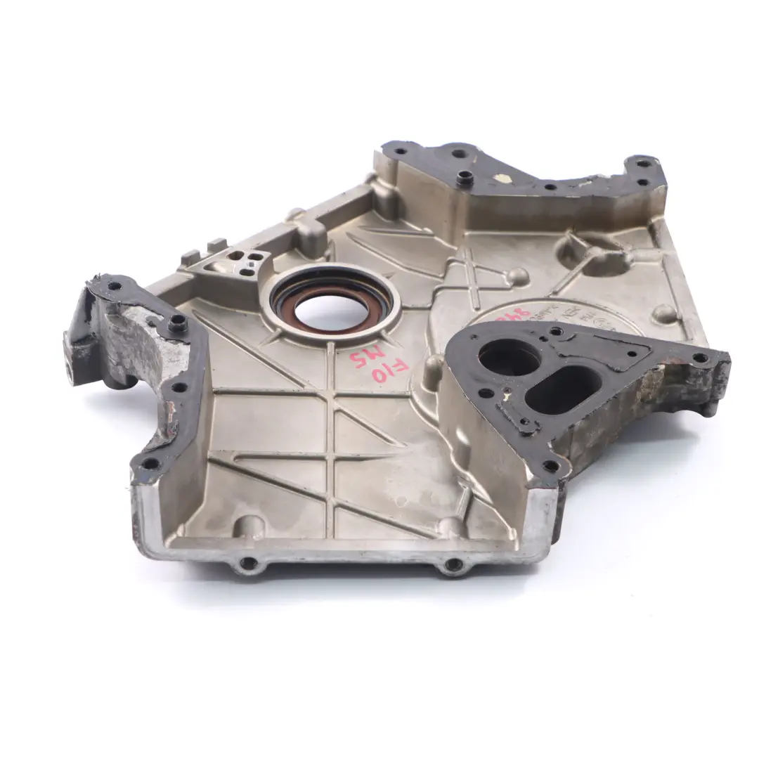 S63N Engine Timing Case Chain Box Cover Plate Lower 7553364 to BMW F10 M5 F13 M6 with Part number 8483795 BMW F10 M5 F13 M6 S63N Engine Timing Case Chain Box Cover Plate Lower 7553364 - SKU 8483795 - Part number 8483795