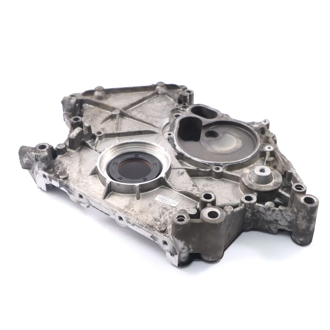 S63N Engine Timing Case Chain Box Cover Plate Lower 7553364 to BMW F10 M5 F13 M6 with Part number 8483795 BMW F10 M5 F13 M6 S63N Engine Timing Case Chain Box Cover Plate Lower 7553364 - SKU 8483795 - Part number 8483795