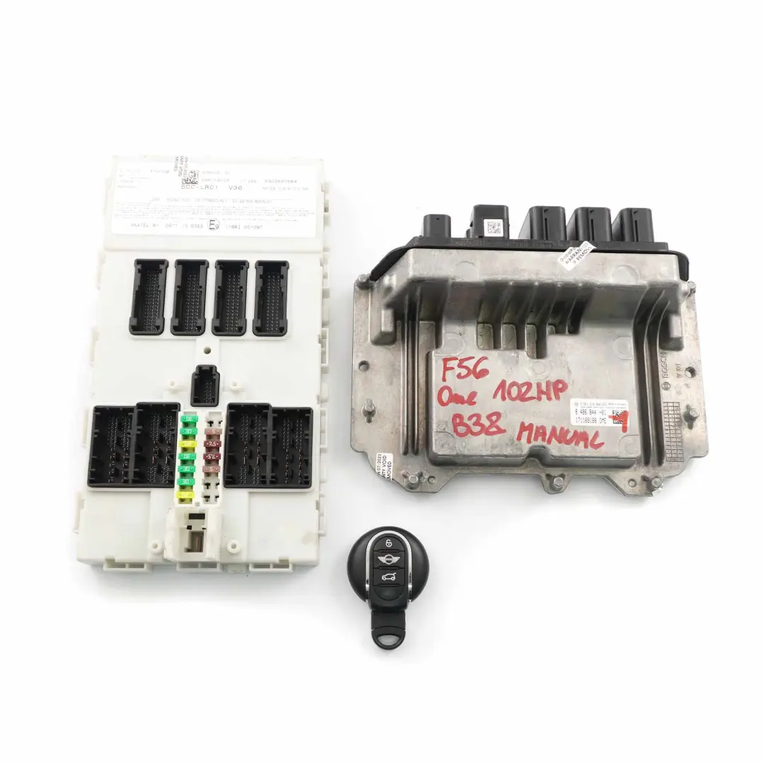 Mini One F56 B38 102HP Petrol Engine ECU Control Unit Kit DDE 8486844 BDC Key - SKU 8486844-1 - Part number 8642704
