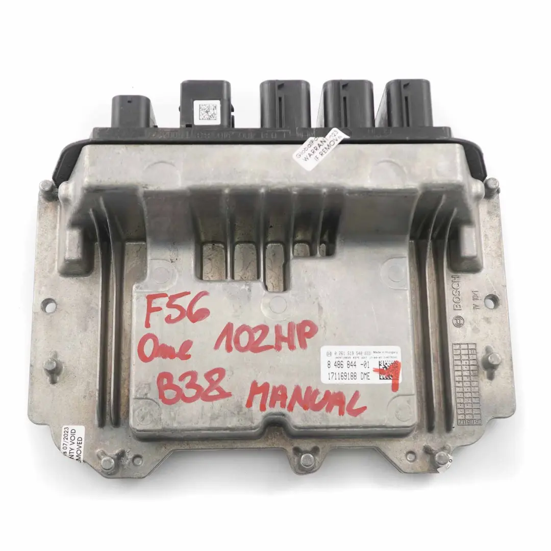 Mini One F56 B38 102HP Petrol Engine ECU Control Unit Kit DDE 8486844 BDC Key - SKU 8486844-1 - Part number 8642704