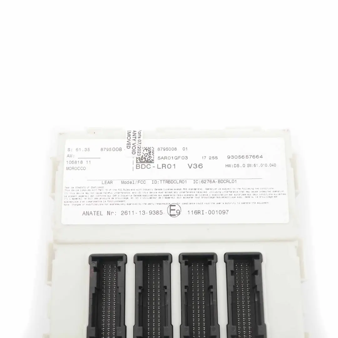 Mini One F56 B38 102HP Petrol Engine ECU Control Unit Kit DDE 8486844 BDC Key - SKU 8486844-1 - Part number 8642704
