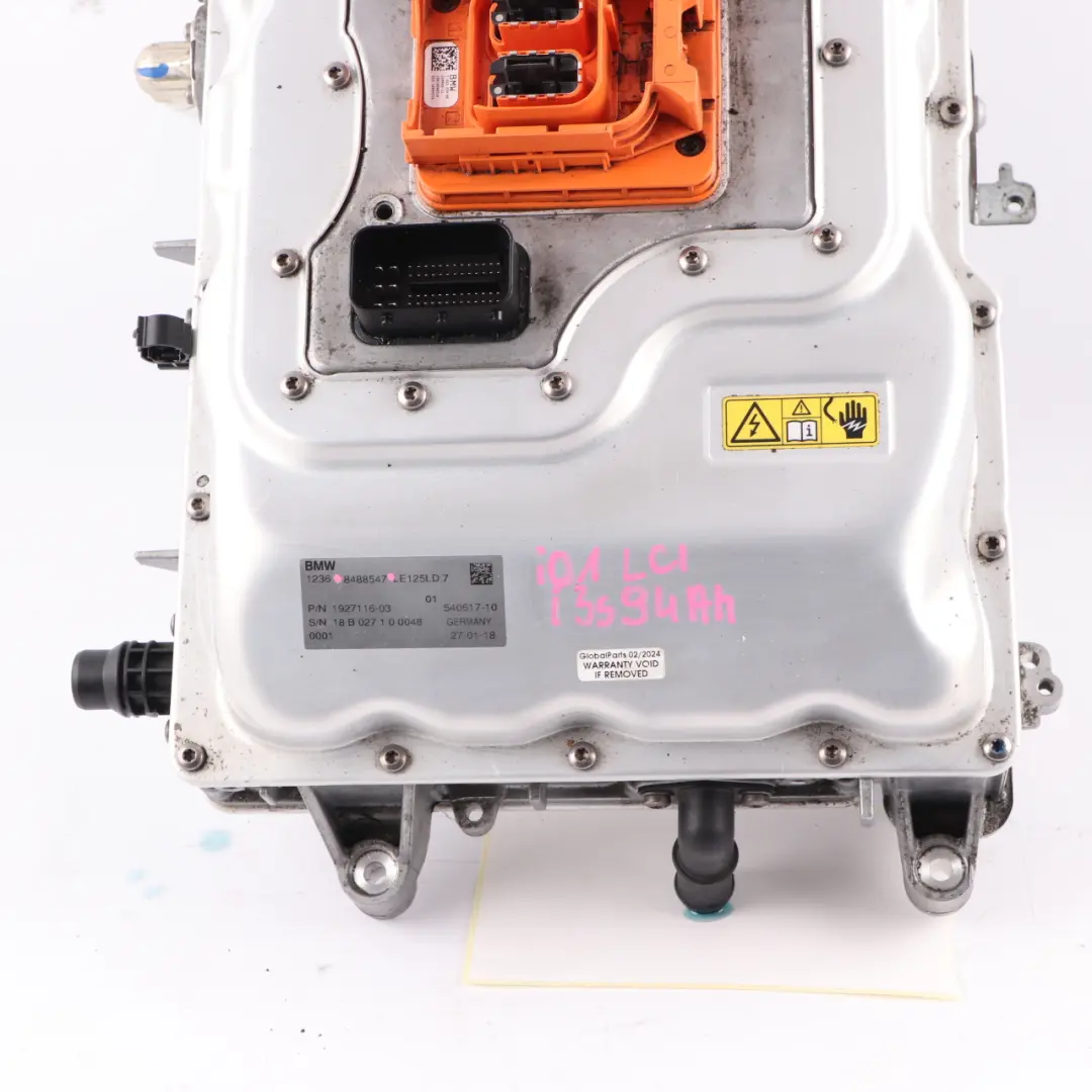 i3s I01 LCI 94Ah High Voltage Inverter Electrical Machine to BMW with Part number 8488547 BMW i3s I01 LCI 94Ah High Voltage Inverter Electrical Machine - SKU 8488547 - Part number 8488547