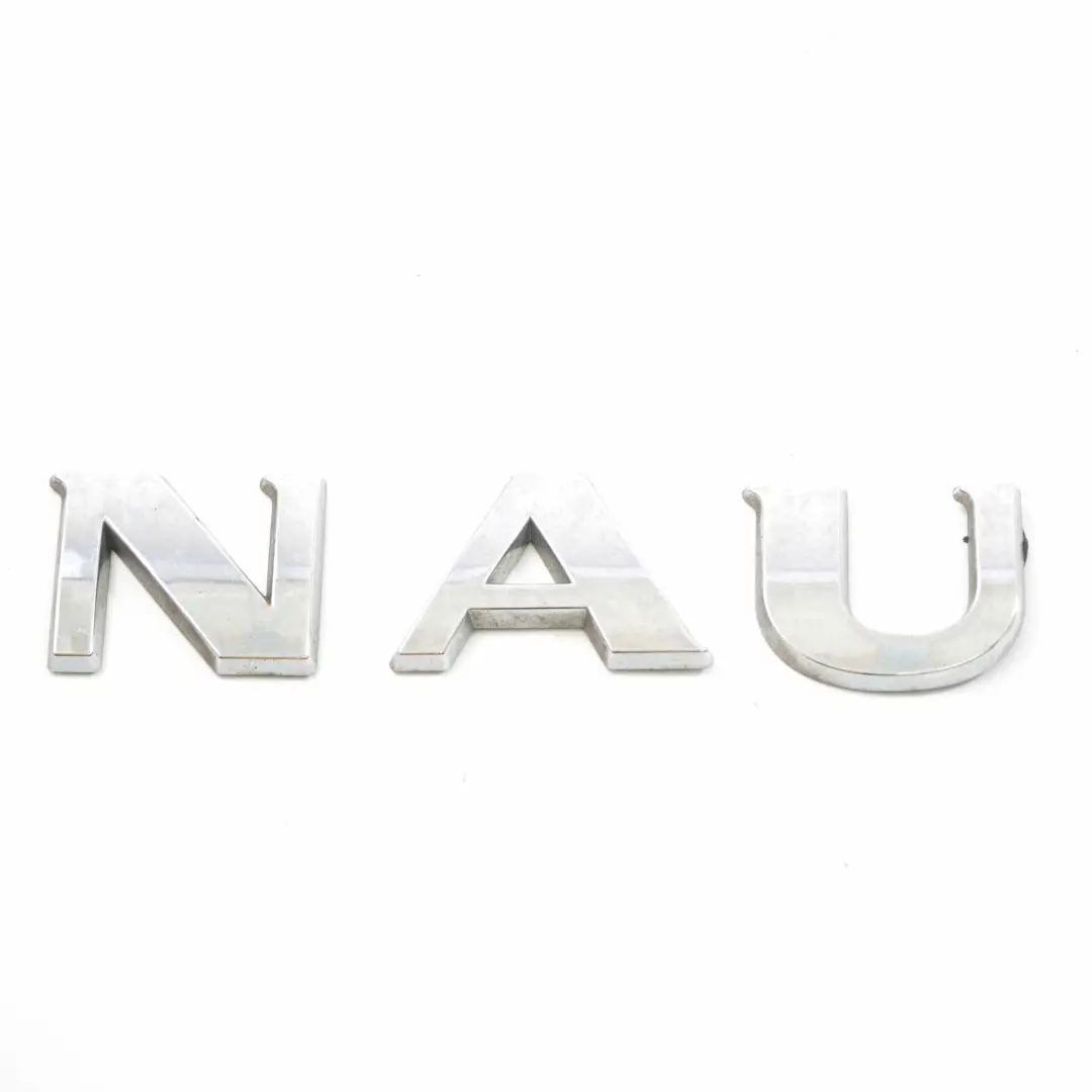 Renault Trafic Rear Door Trunk Emblem Lettering Logo Badge Adhered - SKU 848901118R - Part number 848901118R