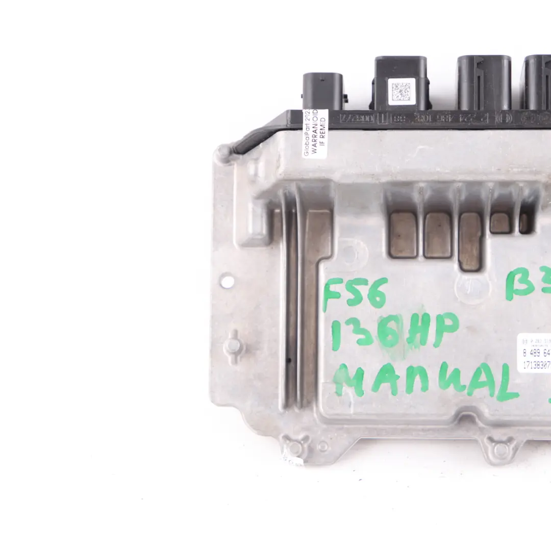Mini Cooper F55 F56 B38 1.5 136HP Petrol Engine ECU Module DME Manual - SKU 8489647-1 - Part number 8489647