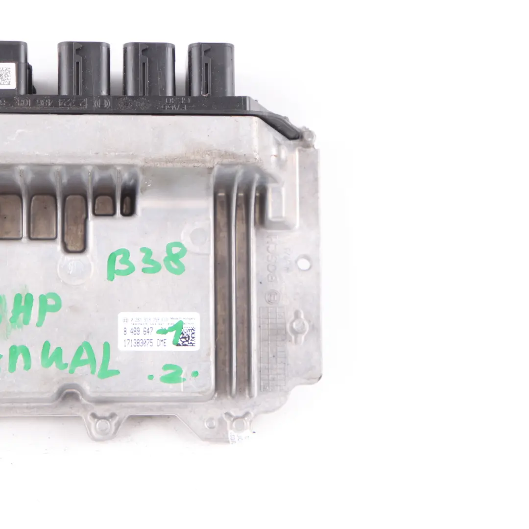 Mini Cooper F55 F56 B38 1.5 136HP Petrol Engine ECU Module DME Manual - SKU 8489647-1 - Part number 8489647