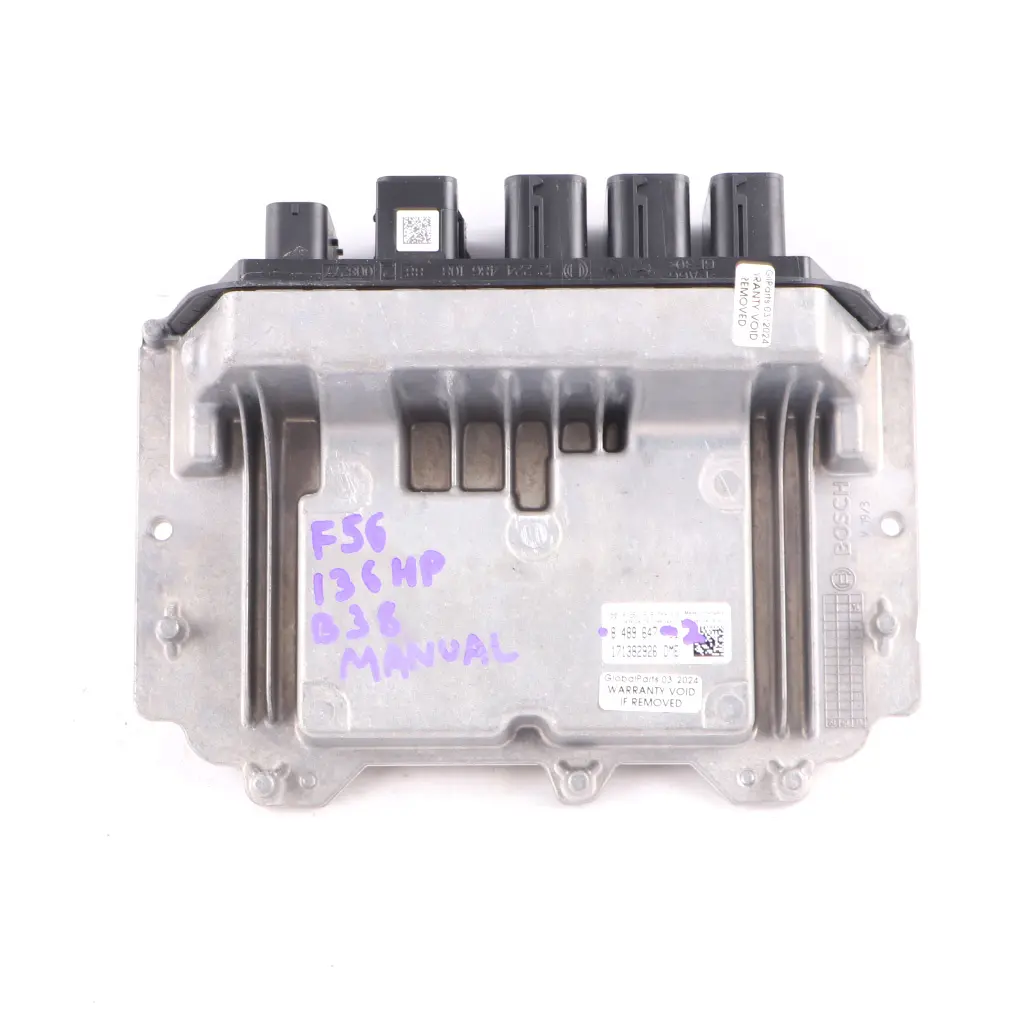 B38 1.5 136HP Engine ECU Kit DME BDC Key Manual Mini Cooper F55 F56 - SKU 8489647-2 - Part number 8489647