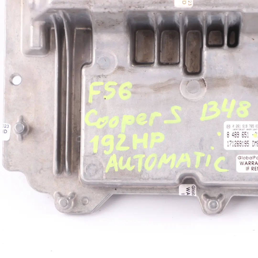 192HP Engine ECU Control Module DME Automatic to Mini F54 F56 F60 JCW B48 with Part number 8489651 Mini F54 F56 F60 JCW B48 192HP Engine ECU Control Module DME Automatic - SKU 8489651 - Part number 8489651