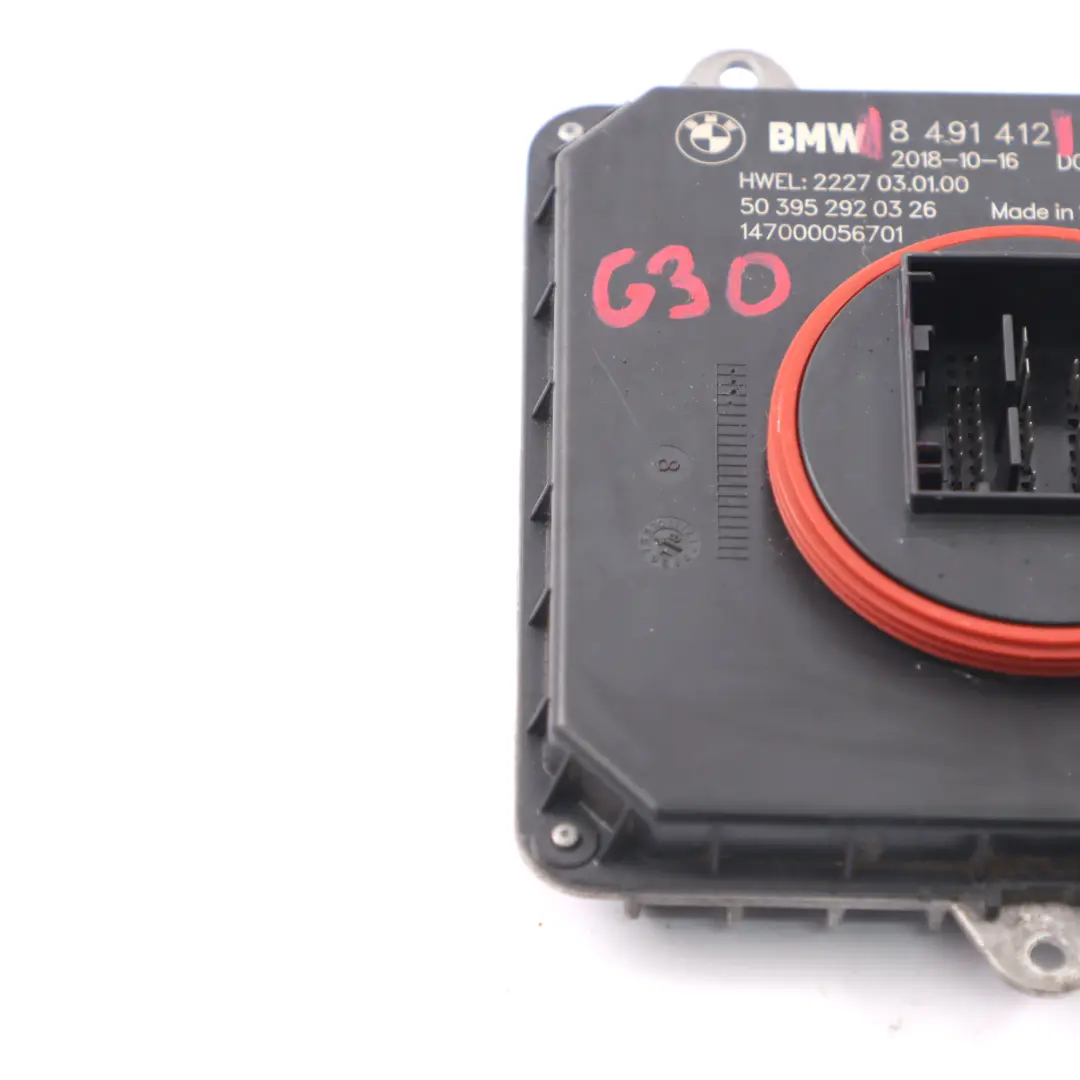 BMW G30 G31 X3 G01 Phares LED Ballast Unit Module Gauche Droite - SKU 8491412 - Numéro de pièce 8491412