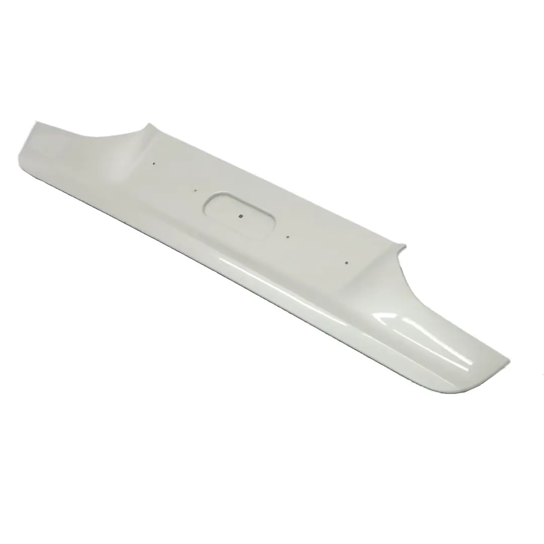 BMW G11 Trunk Tailgate License Plate Holder Moulding Mineral White A96 7379945 - SKU 8491772-MW - Part number 8491772