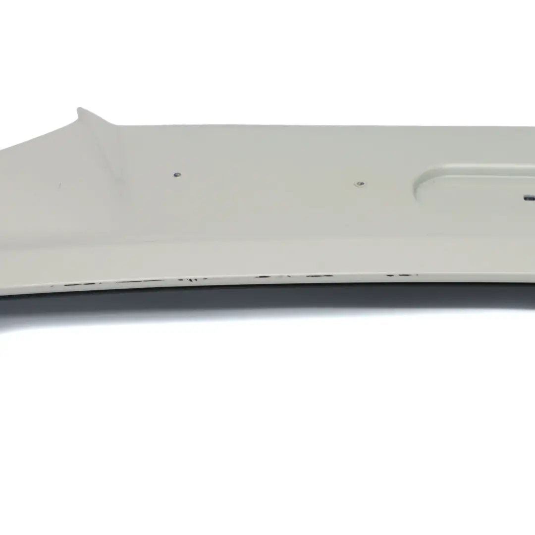 BMW G11 Trunk Tailgate License Plate Holder Moulding Mineral White A96 7379945 - SKU 8491772-MW - Part number 8491772