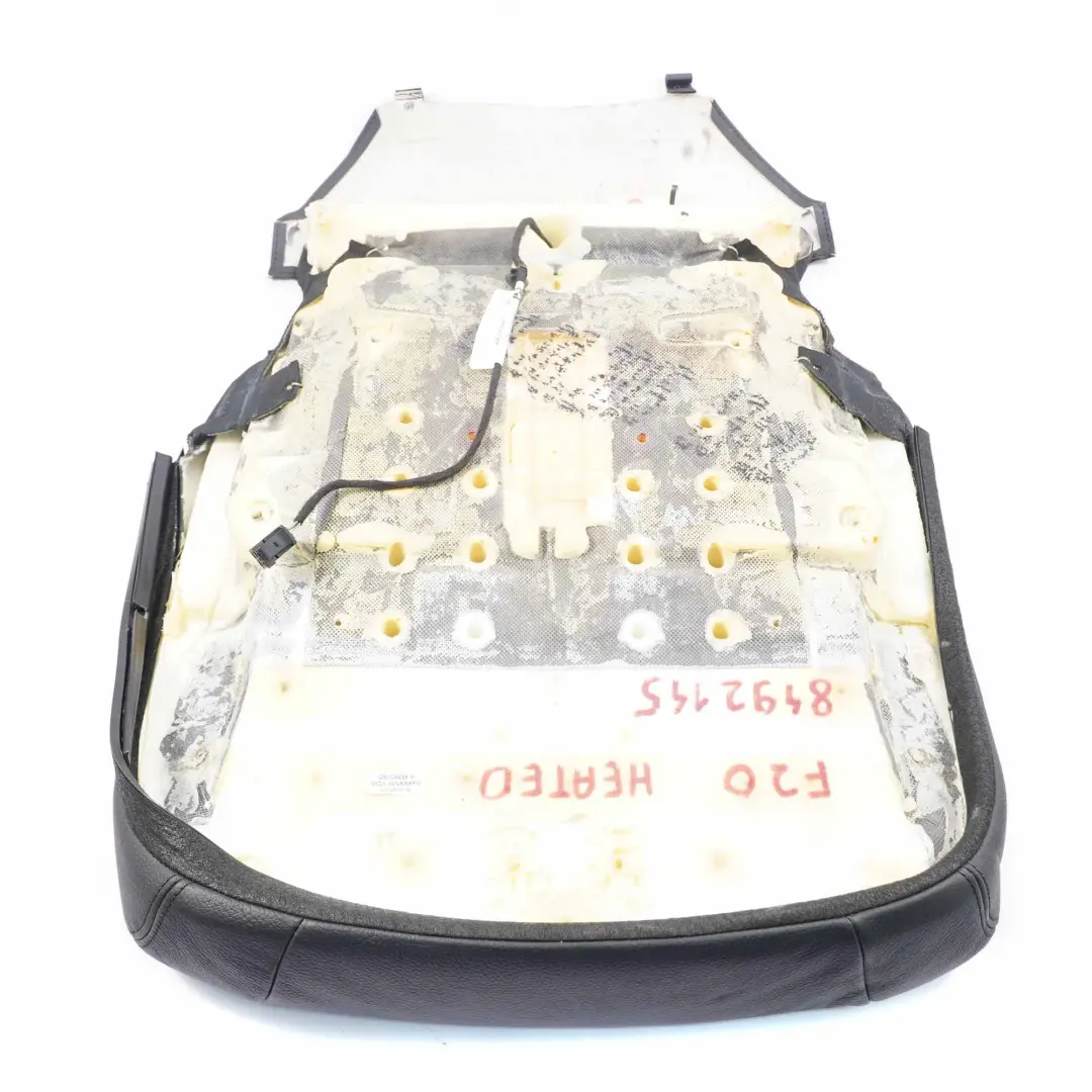 BMW F20 F21 F30 Couvre-dossier Siege Avant Droit Cuir Noir - SKU 8492145 - Numéro de pièce 8492145