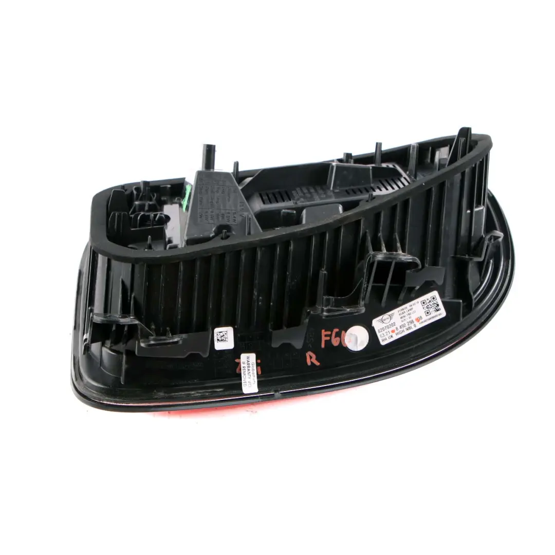 Lamp Mini Countryman F60 Side Tail Light Taillight Right O/S to Rear with Part number 8492298 Rear Lamp Mini Countryman F60 Side Tail Light Taillight Right O/S - SKU 8492298 - Part number 8492298
